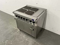 Mkn - 2123203/00 - 4-pits elektrisch fornuis met oven