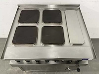 Mkn - 2123203/00 - 4-pits elektrisch fornuis met oven - afbeelding 3 van  11