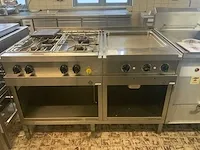Mkn 4 pits fornuis met bakplaat - afbeelding 1 van  9
