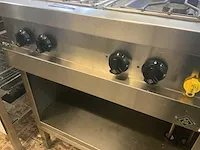 Mkn 4 pits fornuis met bakplaat - afbeelding 6 van  9