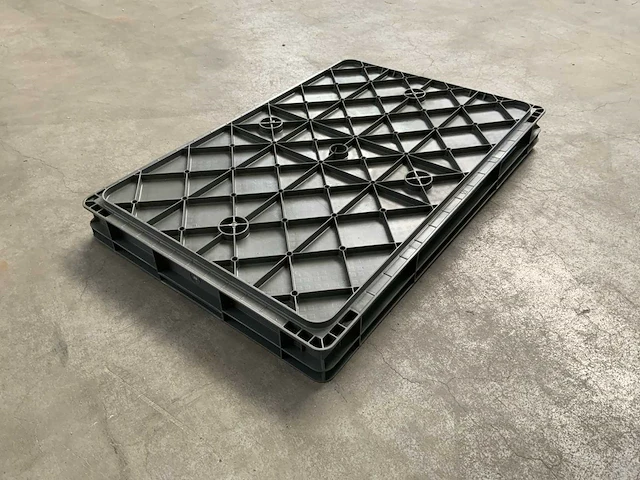 Mkp-206 kunststof krat 600x400x65mm (144x) - afbeelding 5 van  11