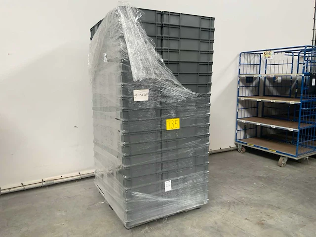 Mkp-208 kunststof krat 600x400x120mm (90x) - afbeelding 2 van  9