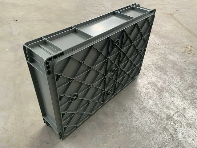 Mkp-208 kunststof krat 600x400x120mm (90x) - afbeelding 5 van  9