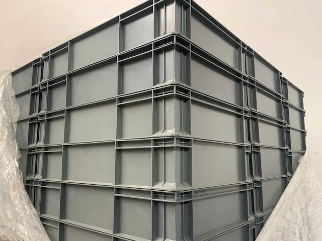 Mkp-208 kunststof krat 600x400x120mm (90x) - afbeelding 6 van  9