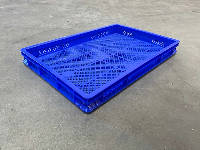Mkp-301 kunststof krat geperforeerd 600x400x65mm (139x) - afbeelding 1 van  7