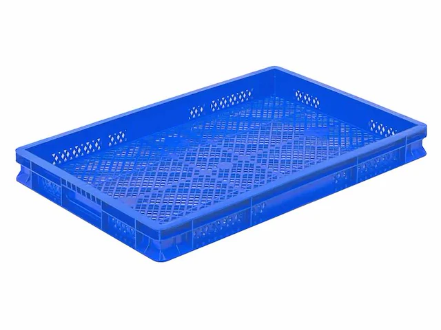 Mkp-301 kunststof krat geperforeerd 600x400x65mm (139x) - afbeelding 2 van  7
