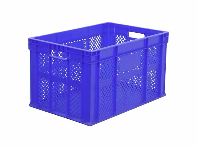 Mkp-307 kunststof krat geperforeerd 600x400x340mm (40x) - afbeelding 4 van  10