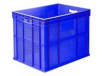 Mkp-311 kunststof krat geperforeerd 600x400x450mm (16x) - afbeelding 3 van  8