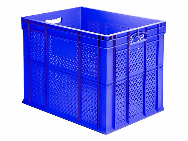 Mkp-311 kunststof krat geperforeerd 600x400x450mm (16x) - afbeelding 4 van  8