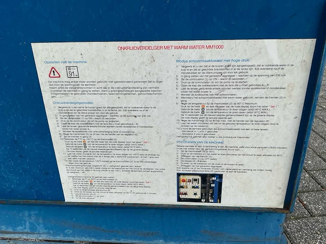 Mm eco-pick-up 1000 onkruidverdelger met warm water - afbeelding 5 van  15