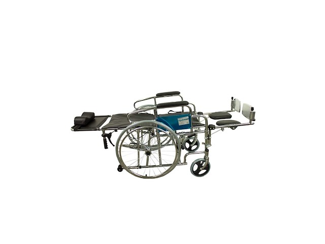 Mobiclinic obelisco opvouwbare rolstoel voor volwassenen - zelfrijdende afneembare arm- en voetsteunen zwart - afbeelding 2 van  5