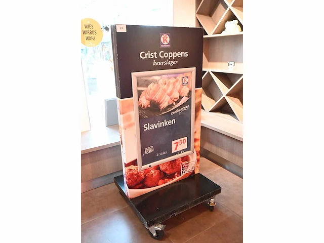 Mobiel dubbelzijdig reclamebord - afbeelding 2 van  2