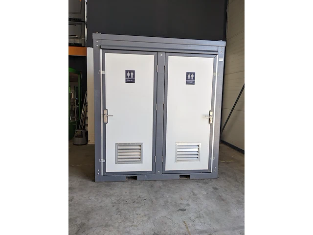 Mobiel duo toilet, wit - afbeelding 1 van  15