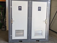 Mobiel duo toilet, wit - afbeelding 1 van  15