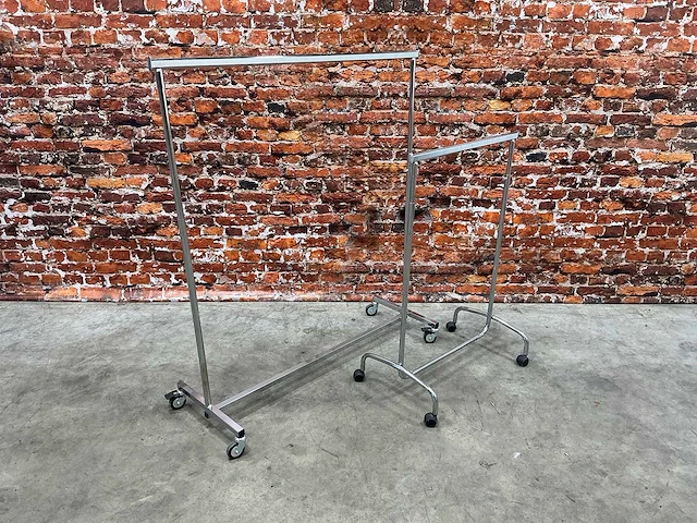 Mobiel kledingrek (2x) - afbeelding 1 van  3