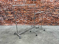 Mobiel kledingrek (2x) - afbeelding 1 van  3