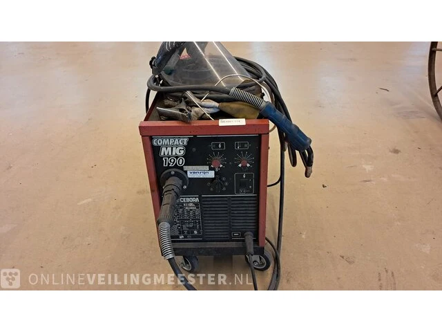 Mobiel lasapparaat cebora, compact mig 190 - afbeelding 4 van  11