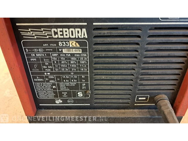 Mobiel lasapparaat cebora, compact mig 190 - afbeelding 6 van  11