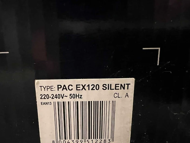 Mobiele airco aanbieding delonghi ex120 silent 11500btu nieuw - afbeelding 4 van  5