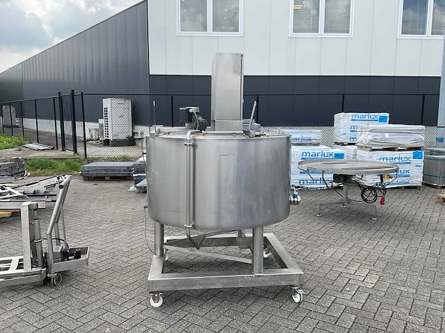 Mobiele bain marie mengtank - afbeelding 3 van  9