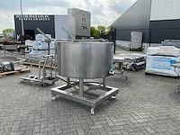 Mobiele bain marie mengtank