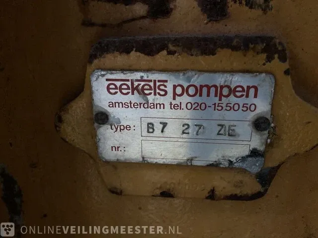 Mobiele centrifugaalpomp eekels pompen, b7 27 ze - afbeelding 5 van  6