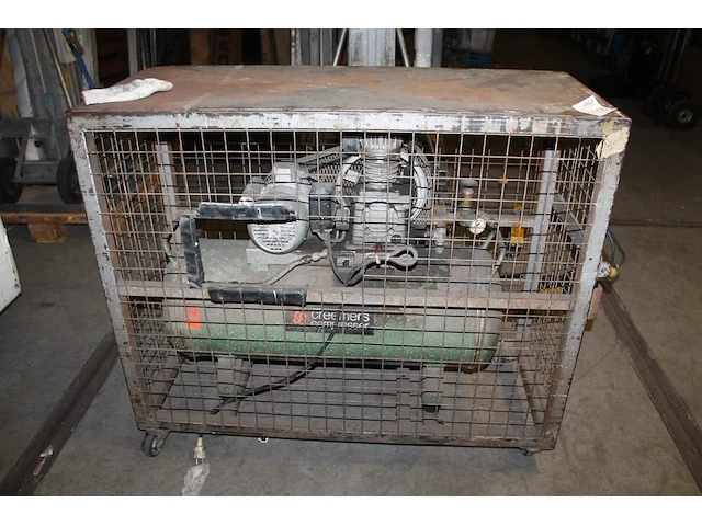 Mobiele compressor creemers, incl. transportkar. let op! werking onbekend. - afbeelding 2 van  3