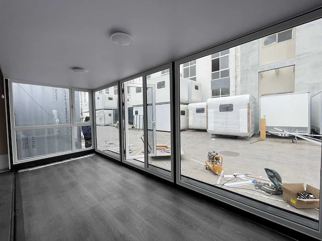 Mobiele containerwoning / woonunit met badkamer en keuken 20ft - afbeelding 10 van  19