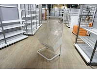 Mobiele draadmand met logo (4x) - afbeelding 1 van  5