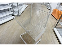 Mobiele draadmand met logo (4x) - afbeelding 2 van  5