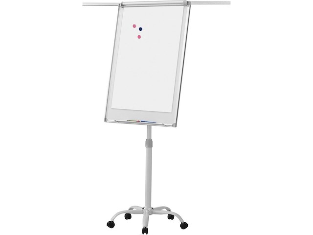 Mobiele flip-over met 5 wielen 60x90 cm, jago, flch-ro02 - afbeelding 1 van  3