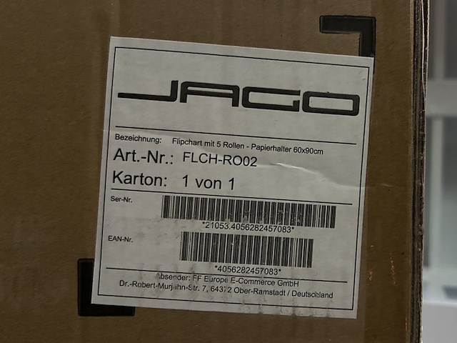 Mobiele flip-over met 5 wielen 60x90 cm, jago, flch-ro02 - afbeelding 3 van  3