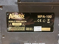 Mobiele geluidsinstallatie, alecto, mpa-100 - afbeelding 2 van  13