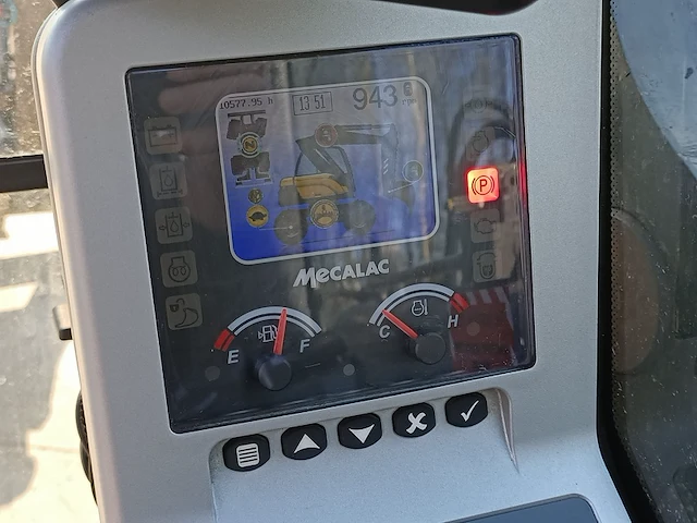 Mobiele graafmachine mecalac, 714mw, bouwjaar 2015 - afbeelding 4 van  38