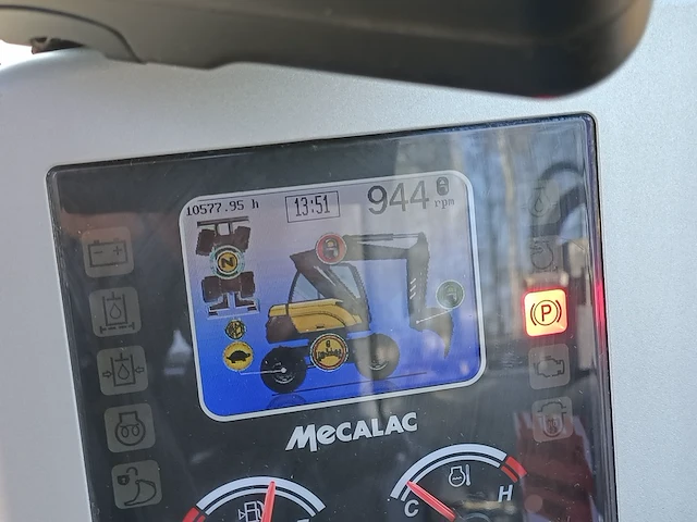 Mobiele graafmachine mecalac, 714mw, bouwjaar 2015 - afbeelding 5 van  38