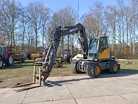 Mobiele graafmachine mecalac, 714mw, bouwjaar 2015
