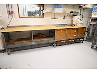 Mobiele grondstoffen werkbank