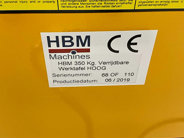 Mobiele heftafel - afbeelding 2 van  10