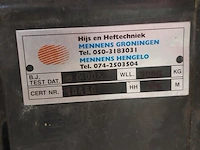 Mobiele hijskraan met 2 steunpoten mobilis elite, geel, bouwjaar 2015 - afbeelding 6 van  22