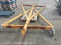 Mobiele hijskraan met 2 steunpoten mobilis elite, geel, bouwjaar 2015 - afbeelding 9 van  22