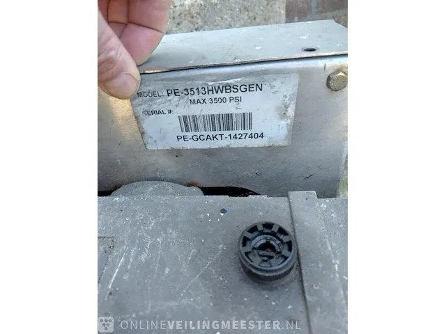 Mobiele hogedruk koudwaterreiniger met benzinemotor, model pe-3513hwbsgen - afbeelding 4 van  8