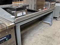 Mobiele horeca bar met rvs blad - afbeelding 2 van  7