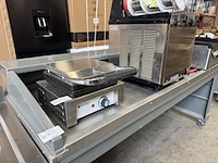 Mobiele horeca bar met rvs blad - afbeelding 4 van  7