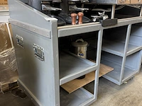 Mobiele horeca werktafel met rvs blad - afbeelding 6 van  6