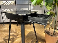 Mobiele houten schrijftafel met lade - afbeelding 4 van  7