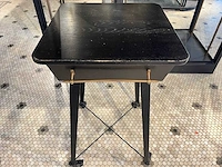Mobiele houten schrijftafel met lade - afbeelding 6 van  6