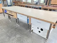 Mobiele houten werkbank - afbeelding 7 van  7