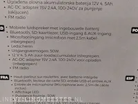 Mobiele luidspreker met ingebouwde batterij denver, tsp-502 - afbeelding 3 van  4