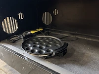 Mobiele poffertjeskar met poffertjesplaat 100 st. hendi, neumärker - afbeelding 4 van  16