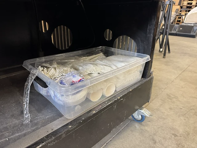 Mobiele poffertjeskar met poffertjesplaat 100 st. hendi, neumärker - afbeelding 5 van  16